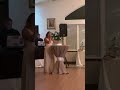 Sofia singing the First Dance