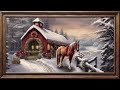 Cozy Winter | Christmas | 4K | TV Art with Music | Framed Painting | TV Wallpaper