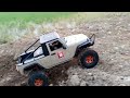 RC ADVENTURE 1/10 Jeep Rubicon Pickup || White Rock Cruising #rc #crawling #rccrawler #rcworld