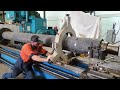 Machining With The BIG Lathe | Large Lathe Work