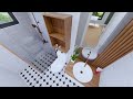 Beautiful modern tiny house design 6m x 5m | Box type house design