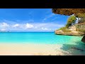Beach Perfection: 3 Hours of Blue Waters & Relaxing Wave Sounds (4K Video)