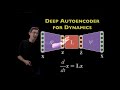 Deep Learning to Discover Coordinates for Dynamics: Autoencoders & Physics Informed Machine Learning