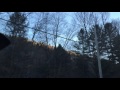 Riding along the Neversink River with a bald eagle