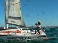Man over board drill in 20kts of wind