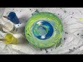 Epic Wood Round Paint Pouring Compilation