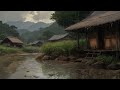 Nature's White Noise: Heavy Rain on Rustic Cabins (3 Hours)
