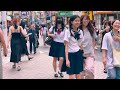 4k hdr Japan travel 2024 | Walk in Shibuya (渋谷) Tokyo Japan |  Relaxing Natural City ambience