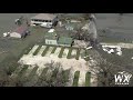 8-27-2020 Hurricane Laura helicopter video of Cameron, La  aftermath