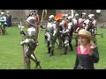 'The Battle of Bosworth' (re-enactment) at Raglan Castle, Monmouthshire, Wales UK - May 2014