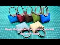DIY Miniature Doll Mini Tote Bag - No Sew! Easy!
