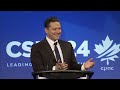 Pierre Poilievre addresses Canada Strong and Free Networking conference – April 11, 2024