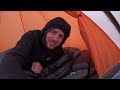 Winter Camping In A HOT TENT Isn't What You Think It Is!