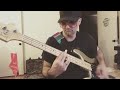 Fender American Elite Precision Bass Slap Demo - Champagne & Maple Fretboard - Factory Error P-Bass