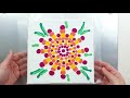 (363) New Dip Technique | Beautiful flower | Acrylic Pouring | Fluid acrylic | Designer Gemma77