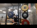 Squat Pr 125kg 4x4 & 20kg Weighted Pullups - Road To 150kg Squat