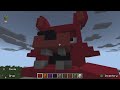 I Built Foxy In Minecraft