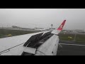 TK Bj 737 Landing in Frankfurt Airport