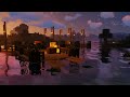 Minecraft - A perfectly cozy evening down by the quay  with mincraft music