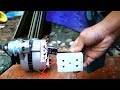 How to turn a 24v car generator to 250v