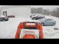 Kubota LX3310 Plowing Snow/ HLA 66