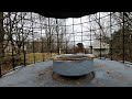 Live mealworms enjoyed by many birds!  Up close, INSIDE VIEW (Erva caged bluebird feeder). 12-21-21