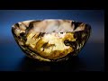Wood turning a rotten and spalted burl into MAGIC