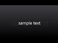 sample text (60fps test video)
