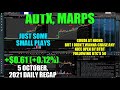 TWO SMALL GREEN TRADES $ADTX $MARPS +$0.61 | NOYCE 5 October, 2021 Daily Recap