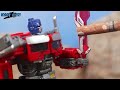 Unusual?! Yellow BUMBLEBEE Transformers Toys | OPTIMUS Tank Army Prime Revenge Rise of BEASTS