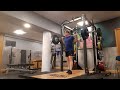 Squats 110kg/242lb 5x5 & Weighted Pullups - Road To 150kg Squat