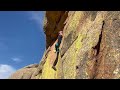 Yellow Beard 5.12D IN OKLAHOMA: Wichita Mountains Wildlife Refuge