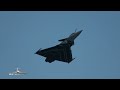 (4K) Dassault Rafale C from the French Air Force flying display at Jesolo AirShow 2022