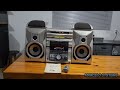 Aquecendo Sony MHC-GRX8 Máquina!!