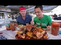 Giant 11 Pound SEAFOOD MOUNTAIN!! 🦀 Shrimp Tray + King Crab in Los Angeles w/ Sonny!!