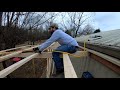 Adding a Lean-To on a Pole Barn Pt. 2 - Rafters & Purlins