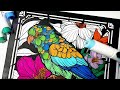 Colorful Parrot Coloring🦜🖍️💤[No Talking]‼️#82‼️