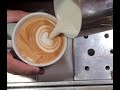Latte art love heart