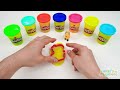 How to Make Play Doh Peppa Pig & Friends using Cookie Cutters | Preschool Toddler Learning Video