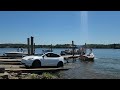 A Tesla At The Boat Ramp.