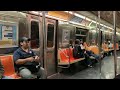 MTA NYC Subway: R68A (N) Train Ride Over the Manhattan Bridge