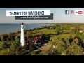 166 Flying Over Asylum Point Lighthouse in Oshkosh, Wisconsin