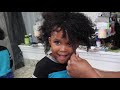 HOW TO DETANGLE TODDLER EXTREMELY MATTED NATURAL HAIR WITH ALOE VERA NO FUSS