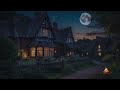 Peaceful Victorian Village: Soothing crackling sounds of the fire for a deep sleep