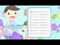Squeaky Clean - Nursery rhyme piano sheet music - PonyRang TV Kids Play