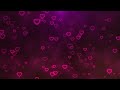 PINK NEON LIGHT HEARTS 💕| Heart Background | Video Loop Animated Background | Neon Lights Love