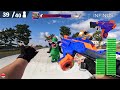 Nerf War | Amusement Park Battle 21 (Nerf First Person Shooter)