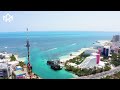 FLYING OVER Cancun, Mexico (4K UHD) Beautiful Nature Scenery with Relaxing Music | 4K VIDEO ULTRA HD
