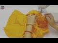 Beautiful Shirred Waist V-Neck Baby Frock Cutting and Stitching | DIY Easy Baby Frock for Beginners