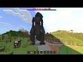 I Found EVOLVED GODZILLA vs KING GHIDORAH in Minecraft Pocket Edition...